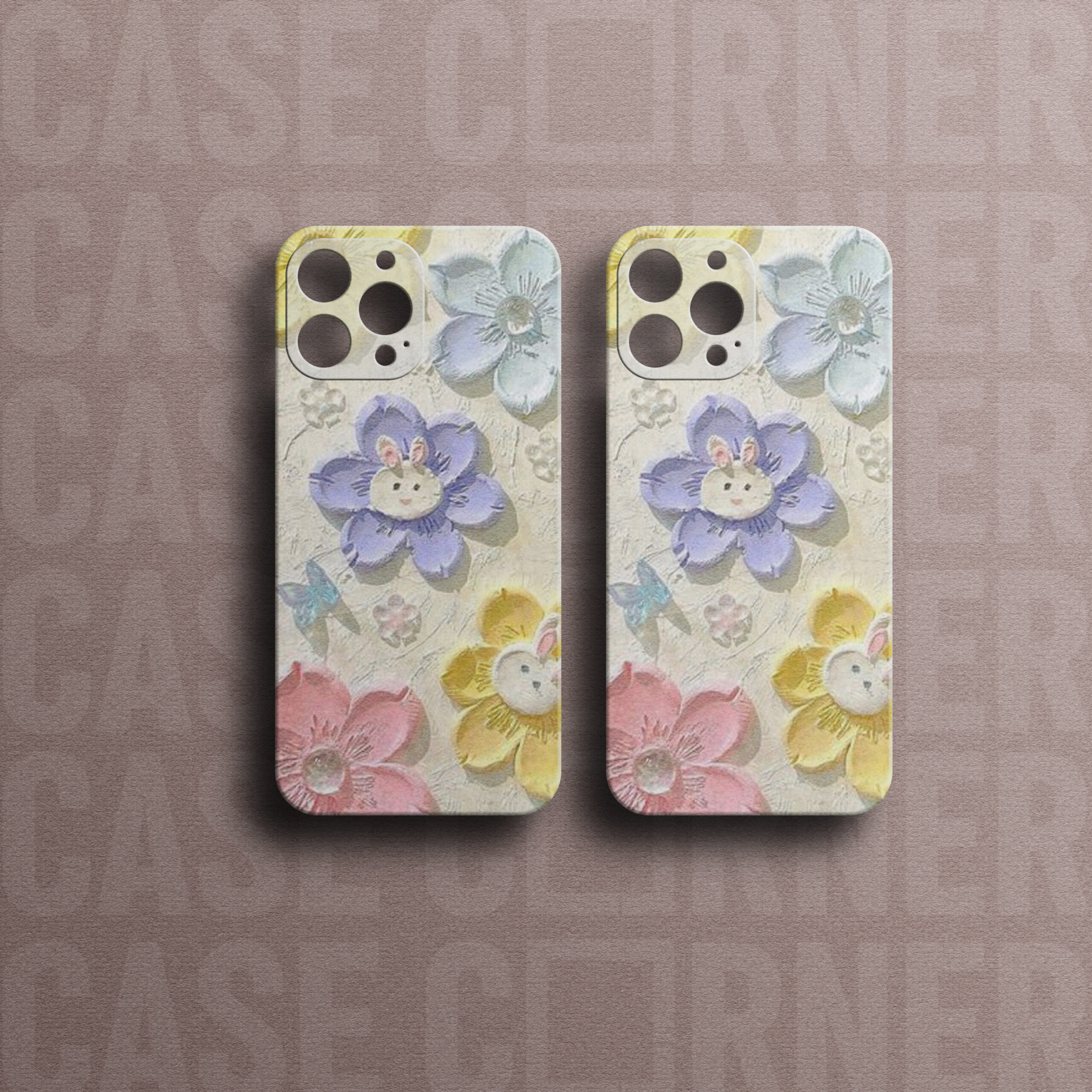 3D Floral Case