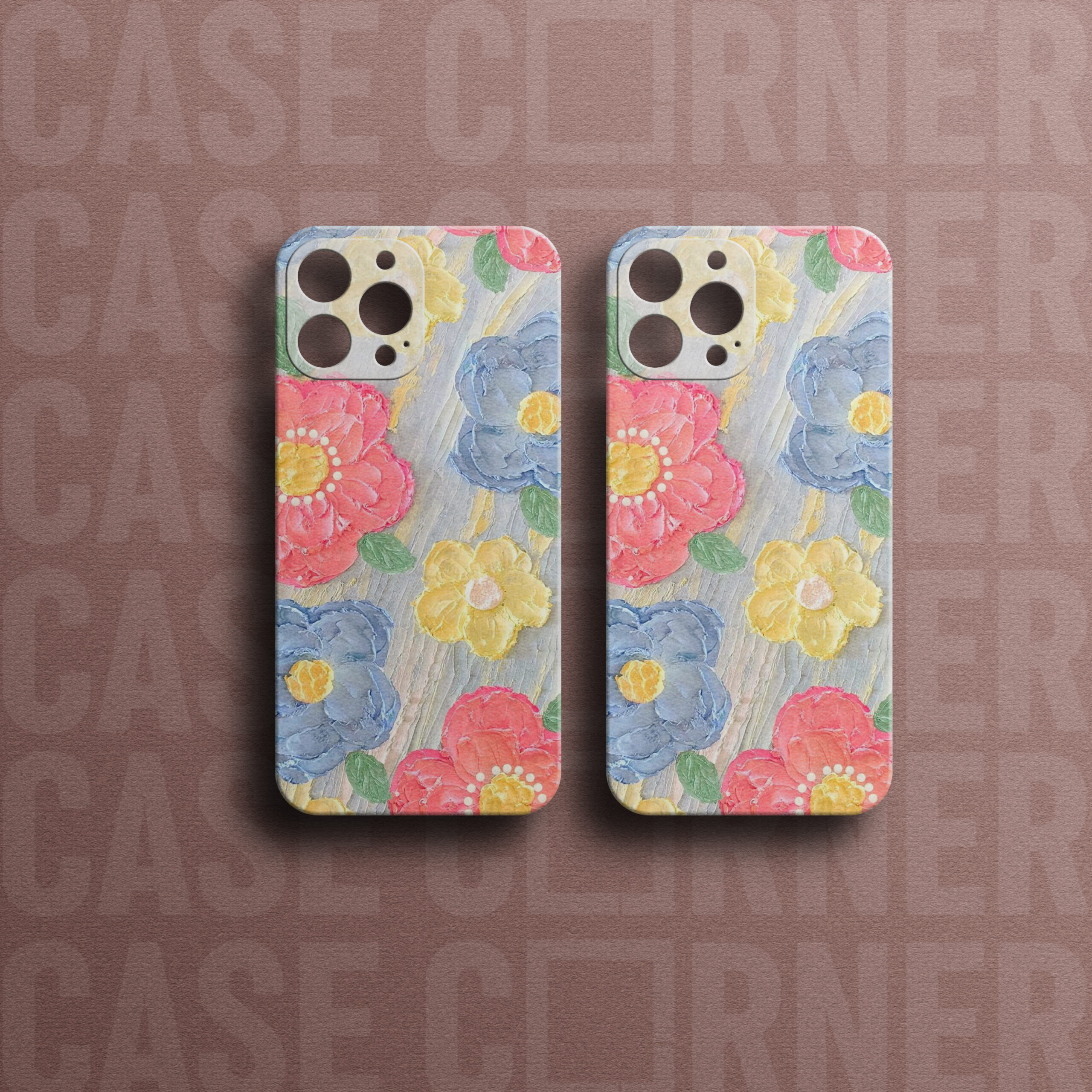 3D Floral Case