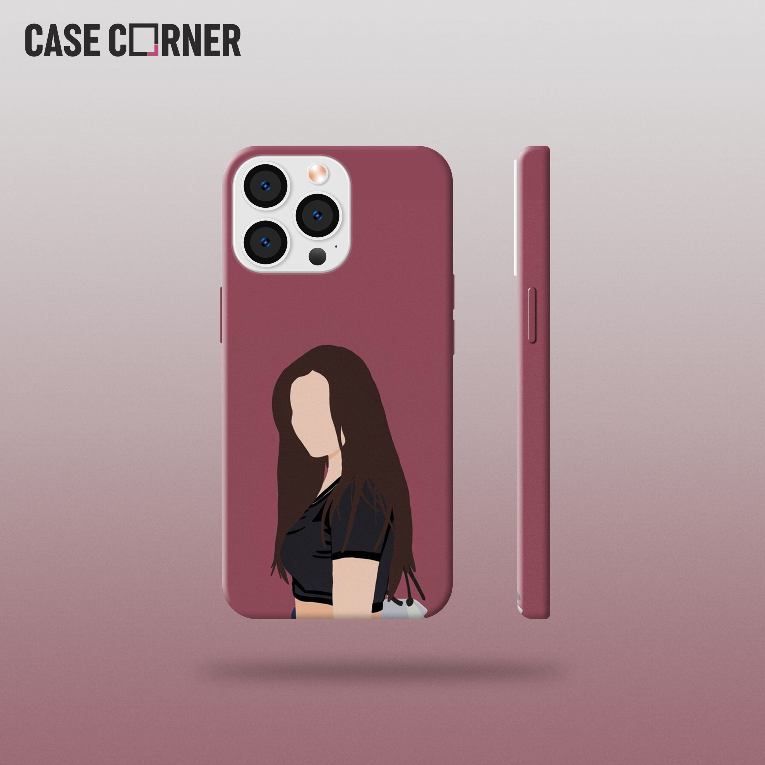 Girl Illustration Case